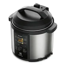 Panela de Pressão Elétrica Electrolux Digital 6L de capacidade com 10 travas segurança 15 receitas pré-programadas 3 níveis pressão PCC20 inox por Rita Lobo 110v Foto mini 4