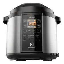Panela de Pressão Elétrica Electrolux Digital 6L de capacidade com 10 travas segurança 15 receitas pré-programadas 3 níveis pressão PCC20 inox por Rita Lobo 110v Foto  mini 1