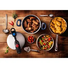 Panela De Pressão Aço Inox Fundo Indução Supra 3 Lts Brinox Foto mini 2