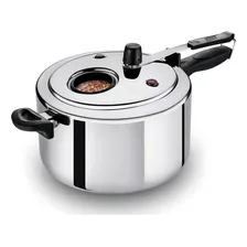 Panela de Pressão AlumÃnio com Visor 6,0 Litros N25 Polida MTA - 6015 Foto mini 1
