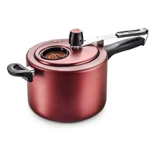 Panela De Pressão Antiaderente 4,5 Litros Com Visor - Mta Cor Cereja Foto mini 1