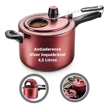 Panela De Pressão Cereja Com Visor 4,5l 6023 Mta Foto mini 4