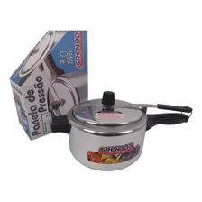 Panela De Pressão Grenada AlumÃnio 3 Litros Polida Foto mini 1