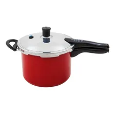 Panela De Pressão Nigro Press Vermelha AlumÃnio 4,5l Foto mini 2