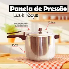 Panela De Pressão Roque 10 Litros Inox Foto mini 2