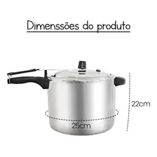 Panela De Pressão Roque 10 Litros Inox Foto mini 3
