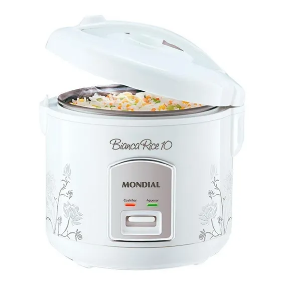 Panela Elétrica A Vapor Mondial Pe-10 - Branco 127v Foto 1