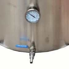 Panela Inox 390 Litros + Válvula + Termômetro Foto mini  2