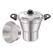 Panela Legumeira Polido - 18 Cm - 1000 -direto Da Fábrica Cor Prateado Foto mini 1