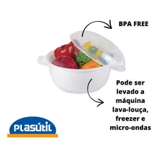 Panela Microondas Prático Caçarola A Vapor Legumes 2,6 L Foto mini 3