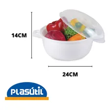 Panela Microondas Prático Caçarola A Vapor Legumes 2,6 L Foto mini 2