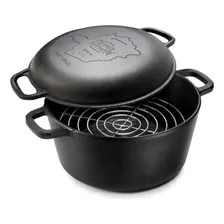 Panela Mineira Defumação 8,2 Litro Caçarola Frigideira Ferro Foto mini 1