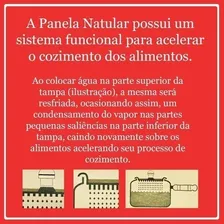Panela Mineira Natular Pressão 3,5 Litros Tampa Ferro 22 Cm Foto mini  3