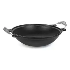 Panela Mineira Wok Tacho Chinês 4 Litros Paella Ferro 32 Cm Foto mini 1