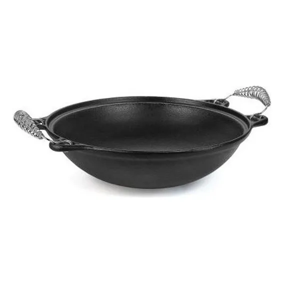 Panela Mineira Wok Tacho Chinês 4 Litros Paella Ferro 32 Cm Foto 1