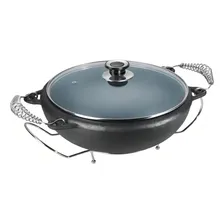 Panela Moqueca 3,5 Litros Tampa De Vidro 27 Cm Diâmetro Foto  mini 1