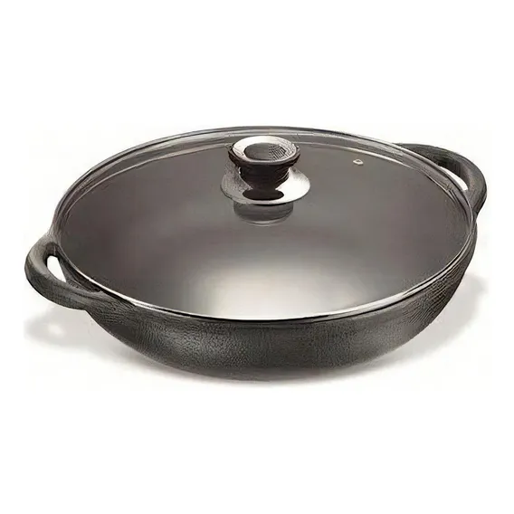 Panela Parmegiana 22cm C/ Tampa Ferro Fundido-panela Mineira Foto 1