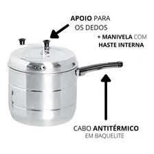 Panela Pipoqueira De AlumÃnio Pipoca Doce Salgada 4,8 Litros Foto mini 4