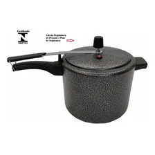 Panela Pressão 10 Litros Craquelada Preta Segurança Inmetro Foto mini 1