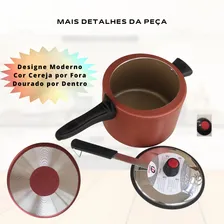 Panela Pressão Antiaderente Cereja 3,0 Litros - Marcolar Foto mini 2