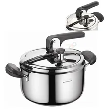 Panela Pressão Inox Barazzoni Italiana 5 Litros Cor Prateado Foto mini 1