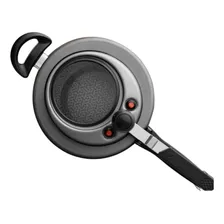 Panela Pressão Profissional 4,5L Antiaderente C/ Visor Grafite Foto mini 4