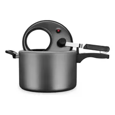 Panela Pressão Profissional 4,5L Antiaderente C/ Visor Grafite Foto mini 2