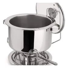 Panela Rechaud Aço Inox Redondo 8,2 Litros Banho Maria Forma Foto mini 1