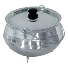 Panela Tripé N 6 Alumínio Polido 19 Cm X 13cm 2,7 Lts Feijão Foto mini 1