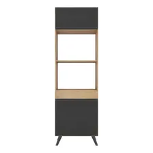 Paneleiro Forno Micro 62cm Lisboa Multim贸veis Mp2126 Mad/pto Foto mini 2