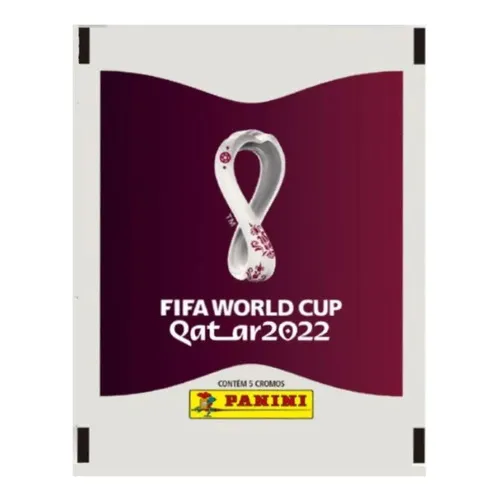 Panini 5 Figurinhas 1 Envelope Álbum Fifa World Cup 2022 Copa do mundo Personagem Copa do mundo Foto 1