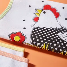Pano De Prato Atacado Vies Estampado Kit Com 10 Peças Foto mini 4
