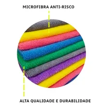 Pano Microfibra Automotiva Flanela Anti-risco Toalha Cor Variado Foto mini 2