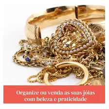 Pano Mostruário joias Grande para Guardar Jóias Revender Semi Joias Cor preto Foto mini  2
