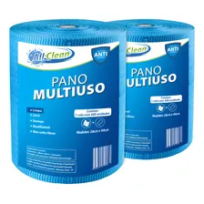 Pano Multiuso Perfex Limpeza Lavável 28x40cm - 2 Rolos 300un Cor Azul Foto mini 1