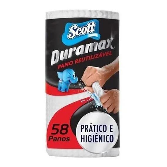 Pano Multiuso Reutilizável Lavável Duramax Com 58 Panos Foto 1