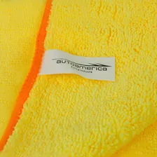 Pano para limpeza Autoamerica flanela amarelo Foto mini 3