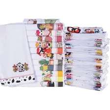 Pano Prato Guardanapo Bordado Patchwork 50 Unidades Atacado Foto mini 1