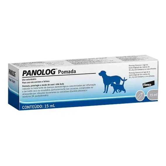 Panolog Pomada tratamento dermatológico Elanco Foto 1