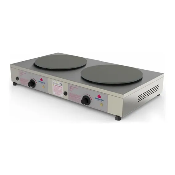 Panquequeira Elétrica Crepe Francês Prkf202e Redonda Progás Cor Inox 220 Volts Foto 1