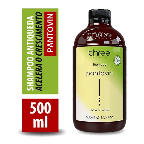 Pantovin Shampoo Pro A + Pro B5 Cresce Até 3x + Rápido Foto 1