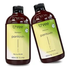 Pantovin Three Therapy Shampoo + Máscara Crescimento Capilar Foto mini 3