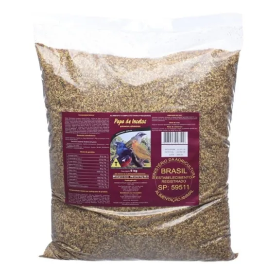 Papa De Insetos - Farinhada - Raposo - 5kg Foto 1