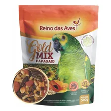 Papagaio Gold Mix 500g - Reino Das Aves Foto mini  2