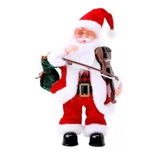 Papai Noel Musical Com Movimento Com Violino Foto mini 2