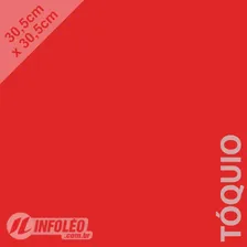 Papel 180g 30,5x30,5cm Tóquio Vermelho Color Plus 10 Folhas Foto  mini 1