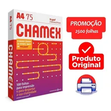 Papel A4 Chamex Office 75g Com 500 Fls / Caixa Com 5 Resmas Foto mini  3