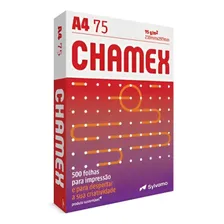 Papel A4 Chamex Resma 500 Folhas 75g 210mmx297mm Branco Foto  mini 1