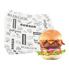 Papel Acoplado Hamburguer 400 Folhas 30x38cm Embaleb Foto mini 1