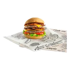 Papel Acoplado Para Hambúrguer E Lanches 2.000un Foto  mini 1